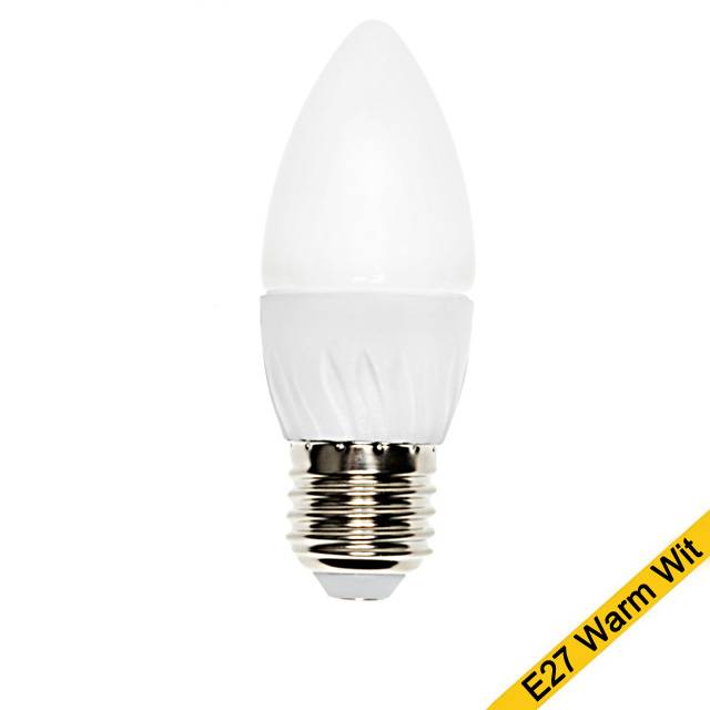 Uil massa houder Kaarslamp E27 4W Warm Licht | Led lampen