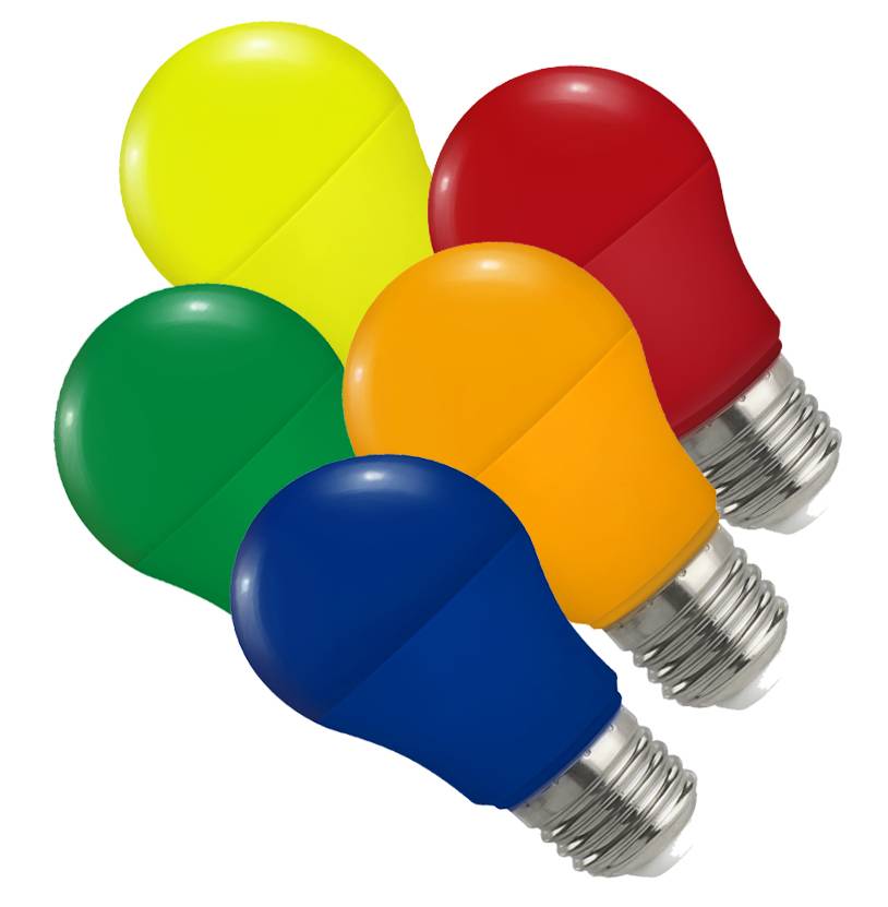 Raffinaderij Overtreffen Bekentenis Bollo Led GLS lamp 5Watt Kleur | Prikkabel en led lampen